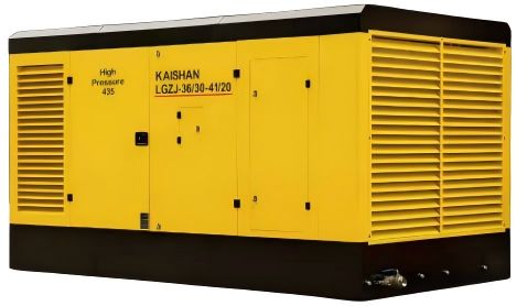 Винтовой воздушный компрессор для глубоких скважин 1.7-3.5 МПа 18-43 м³/мин