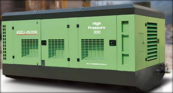 Глубокие скважины с винтовым воздушным компрессором 1.7-3.5Mpa 18-43m3/min для геотермальных бурений