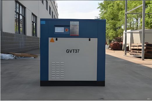Permanent magnet variable frequency drive screw air compressor
